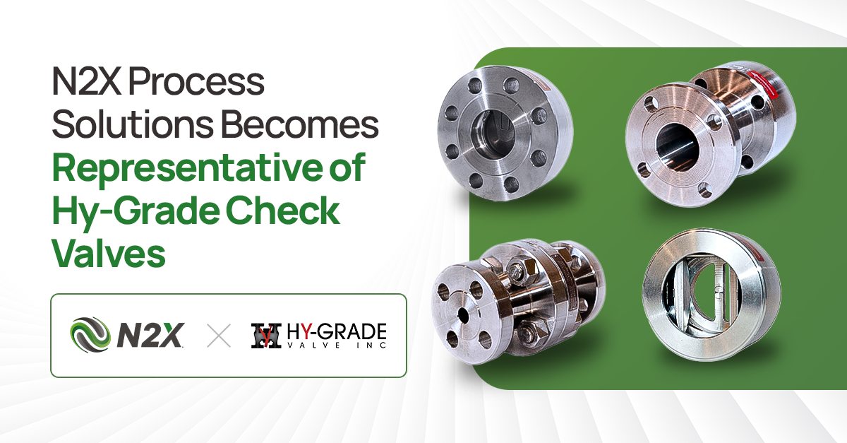 N2X Becomes Hy-Grade Check Valves Representative